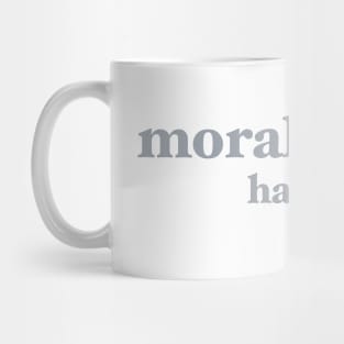 Morally Grey Has My Heart Bookish Design Mug